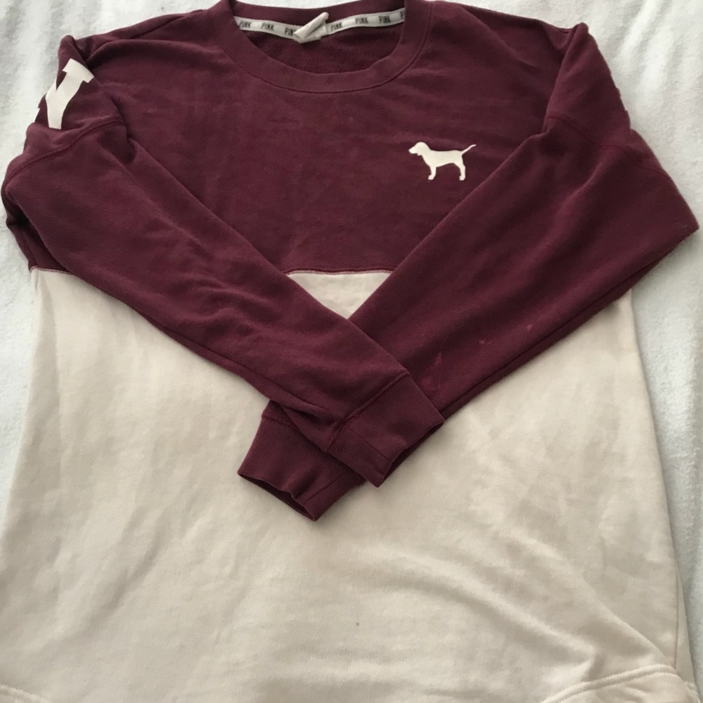 Pink sweat shirt
